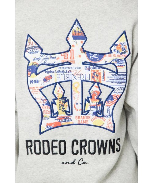 RODEO CROWNS WIDE BOWL(ロデオクラウンズワイドボウル)/CROWN OG パッチニットトップス/img19