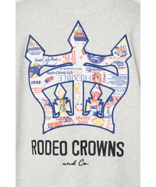 RODEO CROWNS WIDE BOWL(ロデオクラウンズワイドボウル)/メンズ CROWN OG パッチニットトップス/img20