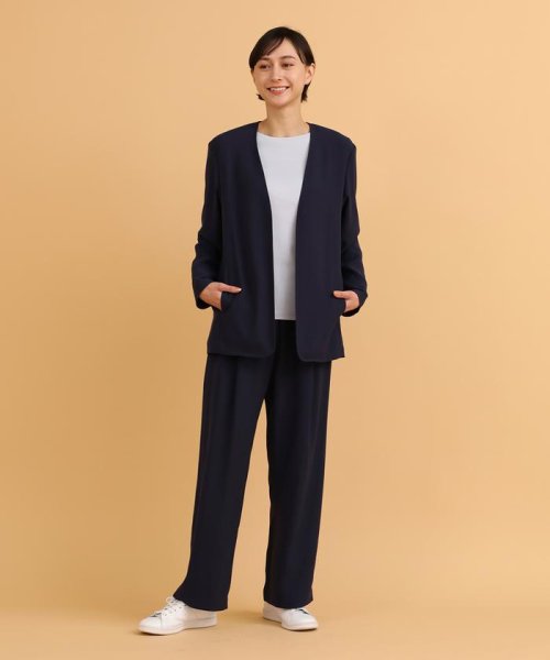 ノーカラージャケット 