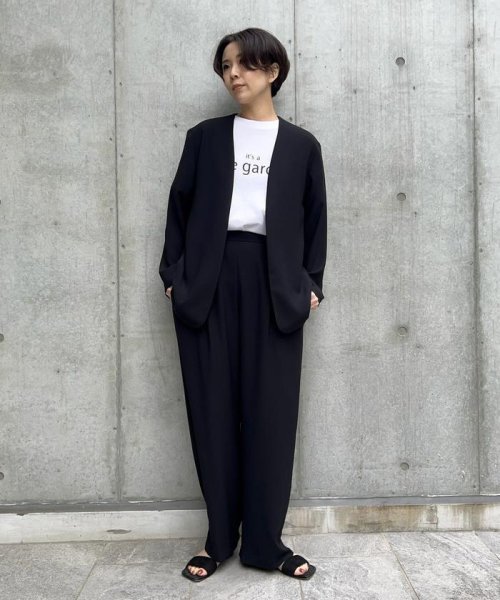 ノーカラージャケット 