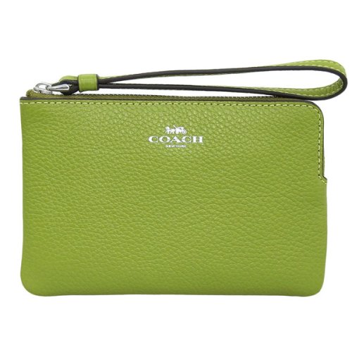 COACH(コーチ)/COACH コーチ CORNER ZIP WRISTLET コーナージップ リストレット ポーチ 小物入れ レザー/img01