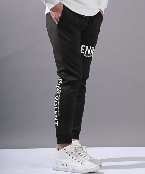 高周波プリントジョガーパンツ/ジョガーパンツ メンズ ロゴ プリント 人気・おすすめ｜使いやすい・旅行におすすめ 品質保証 全国発送