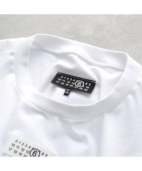 セール】MM6 長袖 Tシャツ SH0GC0007 S24312 ナンバーロゴ(505941146 