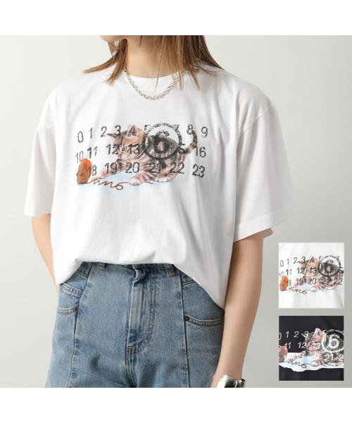 MM6 Maison Margiela(MM６　メゾンマルジェラ)/MM6 半袖 Tシャツ SH0GC0015 S23588 キャット プリント/img01