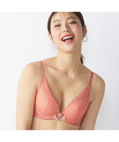 AMO'S STYLE by Triumph(アモスタイルバイトリンプ)/夢みるブラ(R) DeepV マイフラワー 1455　インディゴ（B～D）/img25