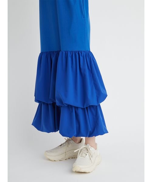 【emmi atelier】ドッキングTEEタフタワンピース 予めご了承ください