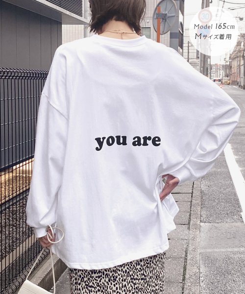 reca(レカ)/ロゴプリントオーバーサイズTシャツ(R24108－k)/img07