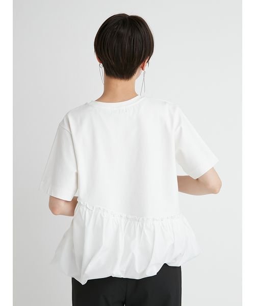 emmi atelier(emmi　atelier)/【emmi atelier】カットコンビバルーンＴシャツ/img03