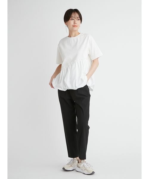 emmi atelier(emmi　atelier)/【emmi atelier】カットコンビバルーンＴシャツ/img06