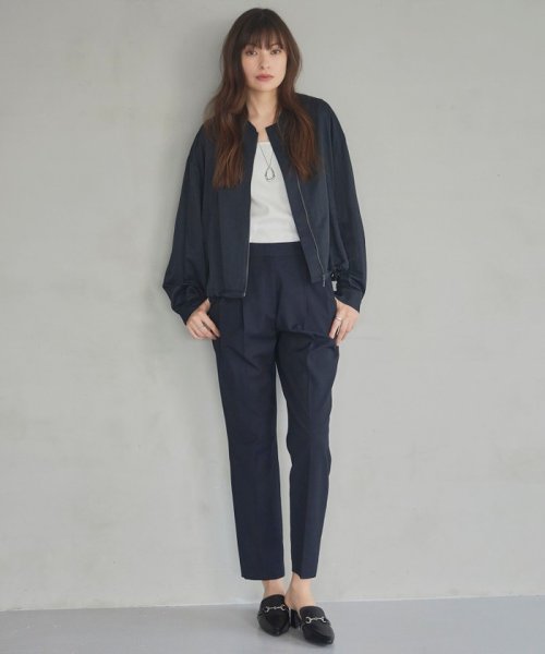 【接触冷感・UVカット・撥水・洗える】 ナイロンタスランツイル ブルゾン 