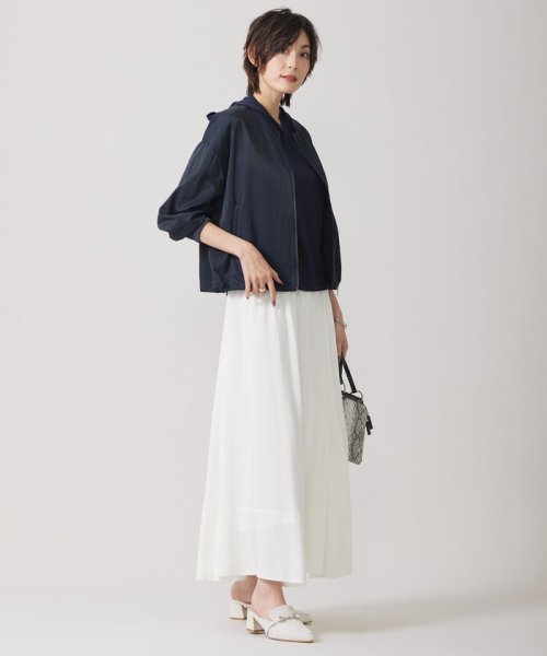 【接触冷感・UVカット・撥水・洗える】 ナイロンタスランツイル ブルゾン 