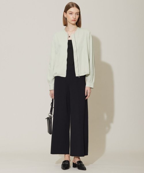 【接触冷感・UVカット・撥水・洗える】 ナイロンタスランツイル ブルゾン 