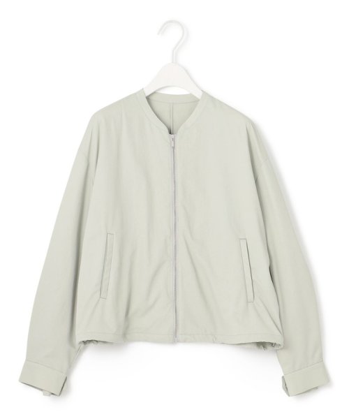 【接触冷感・UVカット・撥水・洗える】 ナイロンタスランツイル ブルゾン 