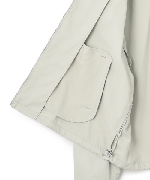 【接触冷感・UVカット・撥水・洗える】 ナイロンタスランツイル ブルゾン 