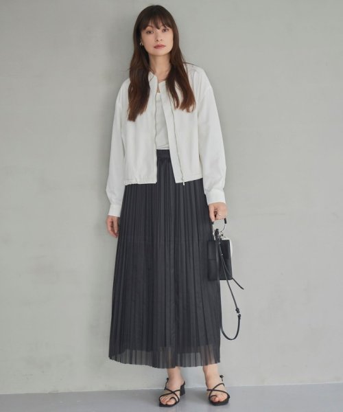 【接触冷感・UVカット・撥水・洗える】 ナイロンタスランツイル ブルゾン 