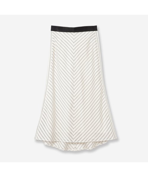 シアーストライプスカート 