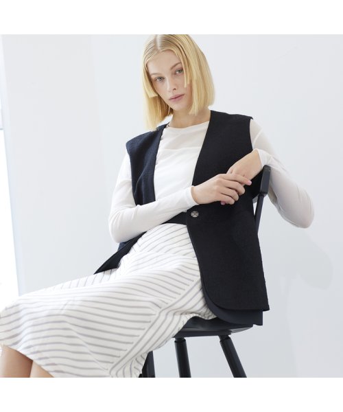 シアーストライプスカート 