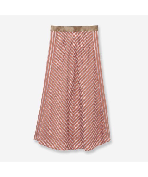 シアーストライプスカート 