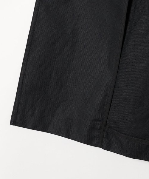 quaranciel:〈手洗い可能〉コットン リネン ダブル オーバー コート quaranciel リネン コットン 品番：613 濃色製品は