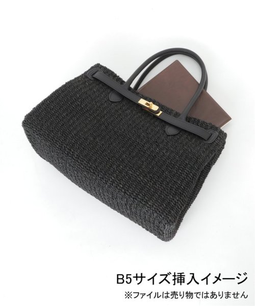 journal standard  L'essage (ジャーナルスタンダード　レサージュ)/《予約》【COTTO/コット】 ABACA(H25 W34 HD18)：バッグ/img13