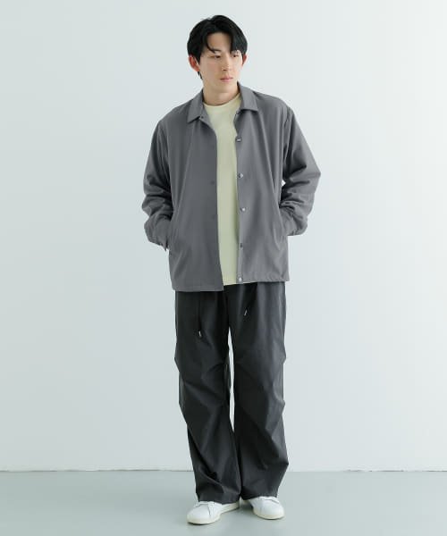 ITEMS URBANRESEARCH(アイテムズアーバンリサーチ（メンズ）)/『セットアップ対応』ウォッシャブル×クールタッチ TRコーチジャケット/img22