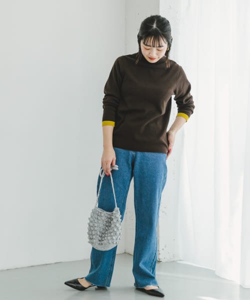 ITEMS URBANRESEARCH(アイテムズ アーバンリサーチ（レディース）)/ソウバリナガソデハイショクニット/img09