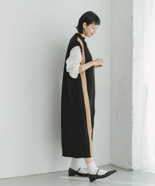 ITEMS URBANRESEARCH(アイテムズ アーバンリサーチ（レディース）)/ハイショクパイピングワンピース/img02