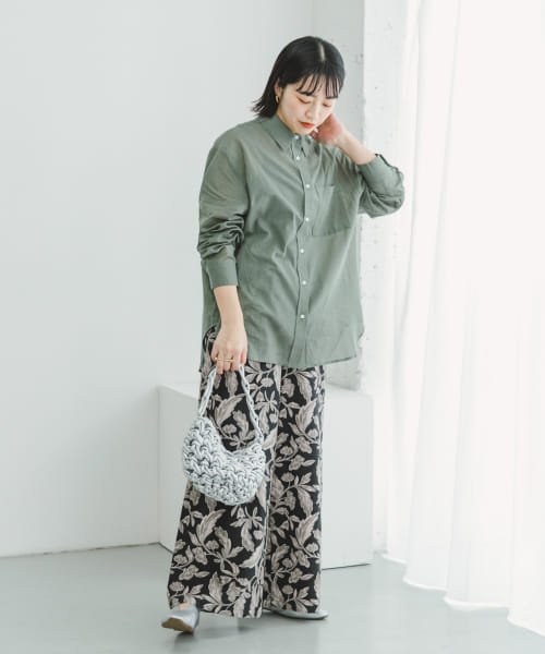 ITEMS URBANRESEARCH(アイテムズ アーバンリサーチ（レディース）)/コットンリネンビッグシャツ/img10