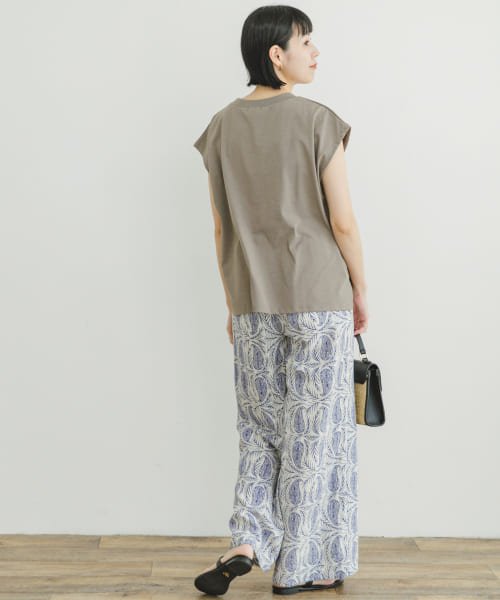 ITEMS URBANRESEARCH(アイテムズ アーバンリサーチ（レディース）)/『セットアップ対応』『Sサイズあり』『洗濯可』リネンレーヨンワイドパンツ/img07