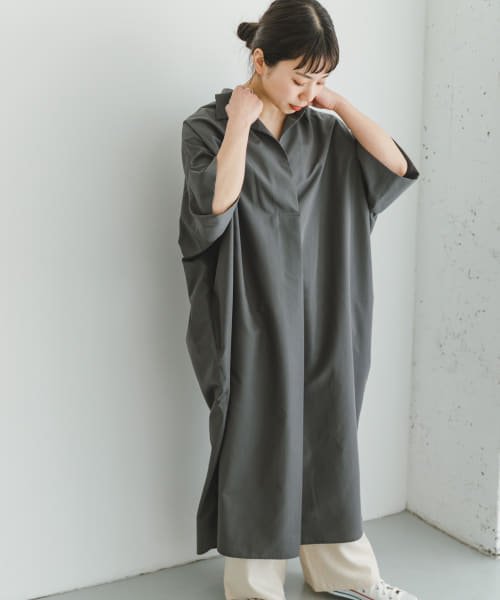 ITEMS URBANRESEARCH(アイテムズ アーバンリサーチ（レディース）)/ドルマンシャツワンピース/img07