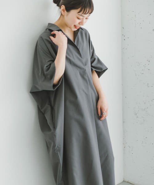 ITEMS URBANRESEARCH(アイテムズ アーバンリサーチ（レディース）)/ドルマンシャツワンピース/img08