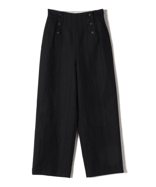 麻混 ヘリンボーン マリンパンツ 24SS ◇ 製品の特性上 濃色製品は