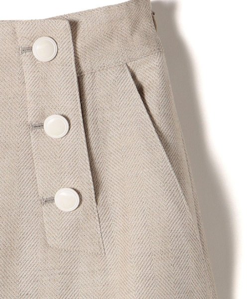 麻混 ヘリンボーン マリンパンツ 24SS ◇ 製品の特性上 濃色製品は