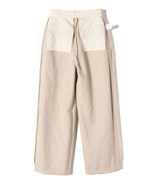 麻混 ヘリンボーン マリンパンツ 24SS ◇ 製品の特性上 濃色製品は