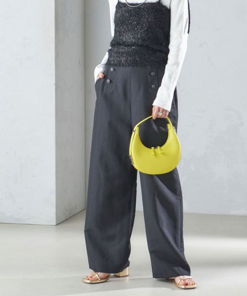 麻混 ヘリンボーン マリンパンツ 24SS ◇ 製品の特性上 濃色製品は