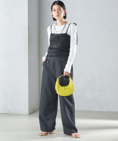 麻混 ヘリンボーン マリンパンツ 24SS ◇ 製品の特性上 濃色製品は