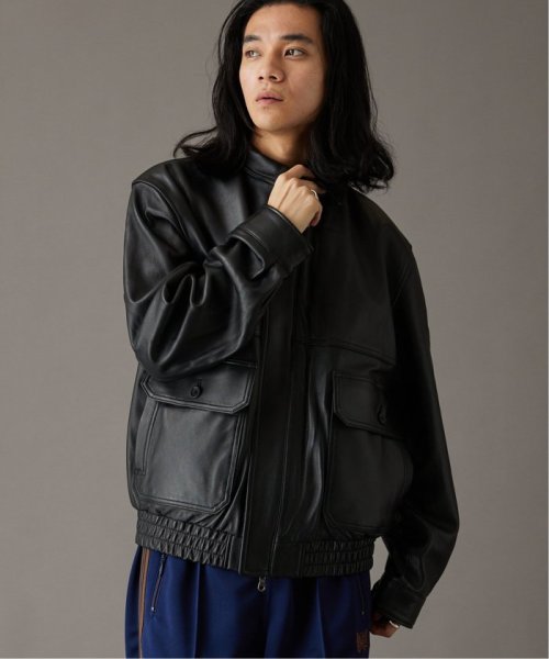 ラム ダッド レザーブルゾン 