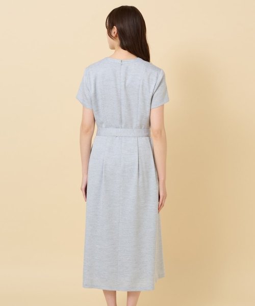 【清涼感／洗える／ミモレ丈】麻調 スラブワンピース 【清涼感／洗える／ミモレ丈】麻調 スラブワンピース C1758235501(13365円)