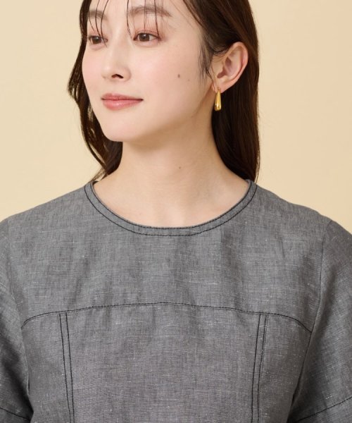 【セットアップ可能】ヘンプシャンブレー Tブラウス 人気・おすすめ｜使いやすい・旅行におすすめ 品質保証 全国発送 日本国内発送・最短翌日お届け