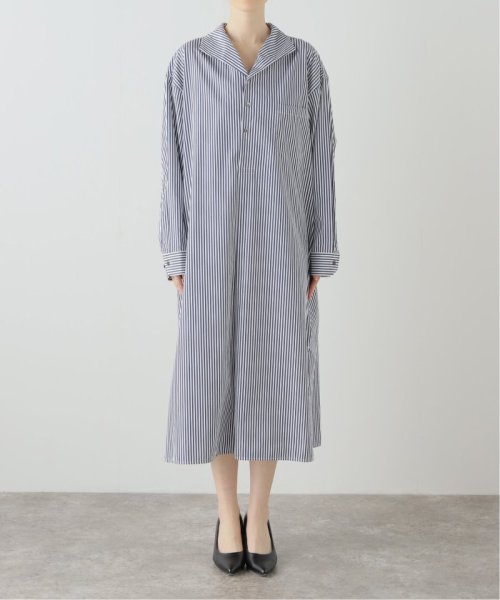 【TICCA / ティッカ】 オープンカラーシャツワンピース TICCA Spick ティッカ ：TBDS 016/NAVY