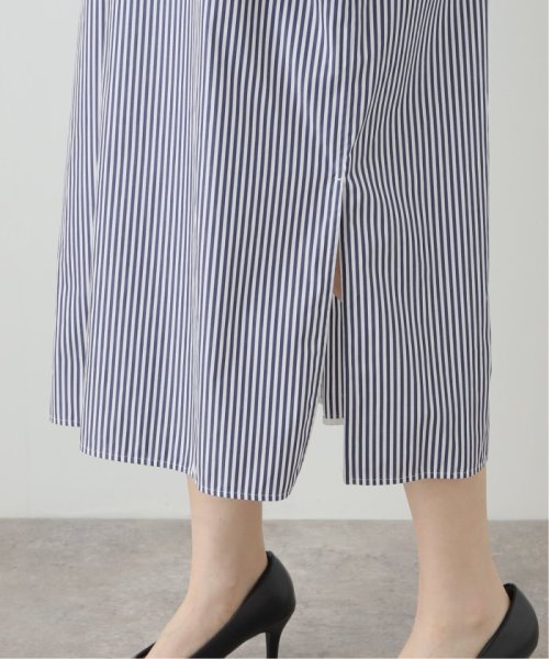 【TICCA / ティッカ】 オープンカラーシャツワンピース TICCA Spick ティッカ ：TBDS 016/NAVY