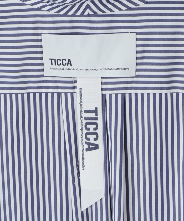 TICCA / ティッカ】 オープンカラーシャツワンピース ワンピース 人気