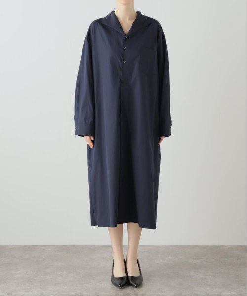 【TICCA / ティッカ】 オープンカラーシャツワンピース TICCA Spick ティッカ ：TBDS 016/NAVY