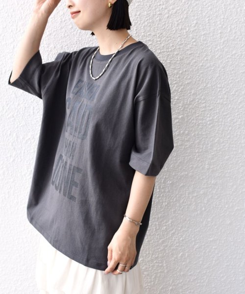 SHIPS WOMEN(シップス　ウィメン)/【SHIPS別注】81BRANCA:5分袖 ロゴ TEE 24SS /img32