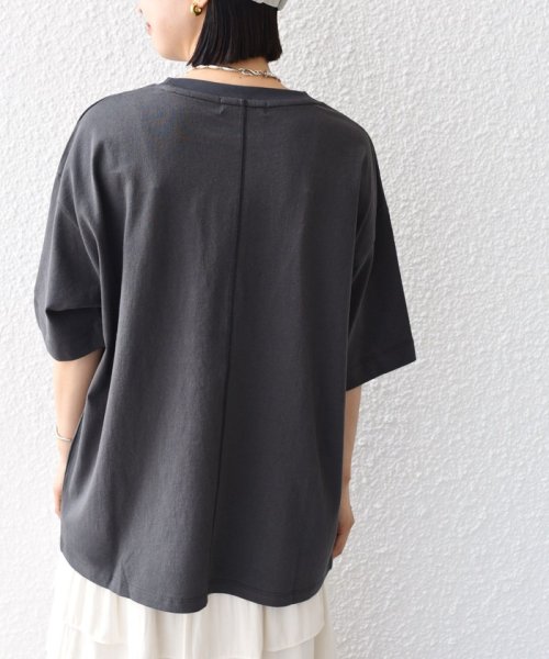 SHIPS WOMEN(シップス　ウィメン)/【SHIPS別注】81BRANCA:5分袖 ロゴ TEE 24SS /img33