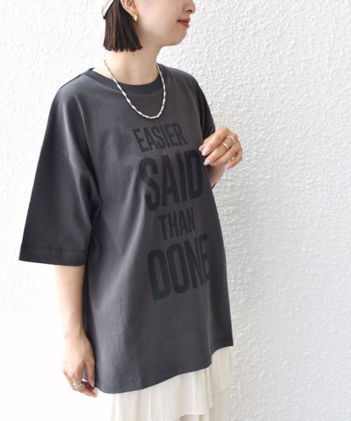 SHIPS WOMEN(シップス　ウィメン)/【SHIPS別注】81BRANCA:5分袖 ロゴ TEE 24SS /img34