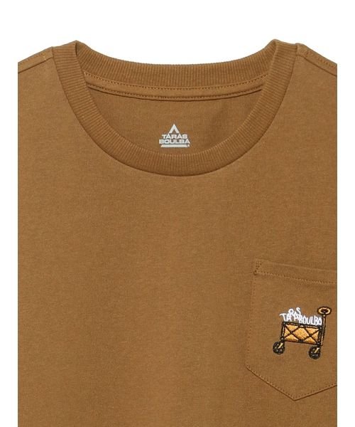 TARAS BOULBA(タラスブルバ)/ジュニア ヘビーコットンポケットTシャツ（モチーフ刺繍）/img04