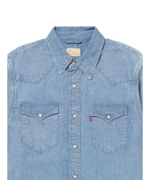 Levi's(リーバイス)/RED TAB PREMIUM LEVIS 65 ウエスタンシャツ ライトインディゴ BLITHEDALE/img05