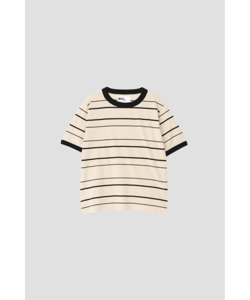 MHL.(エムエイチエル)/COTTON LINEN STRIPE JERSEY/img04