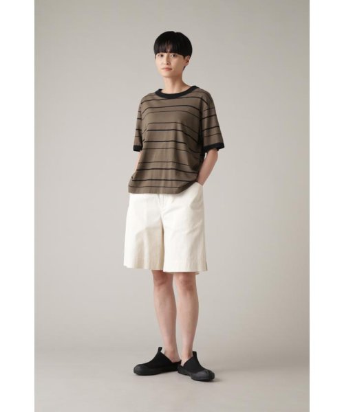 MHL.(エムエイチエル)/COTTON LINEN STRIPE JERSEY/img06